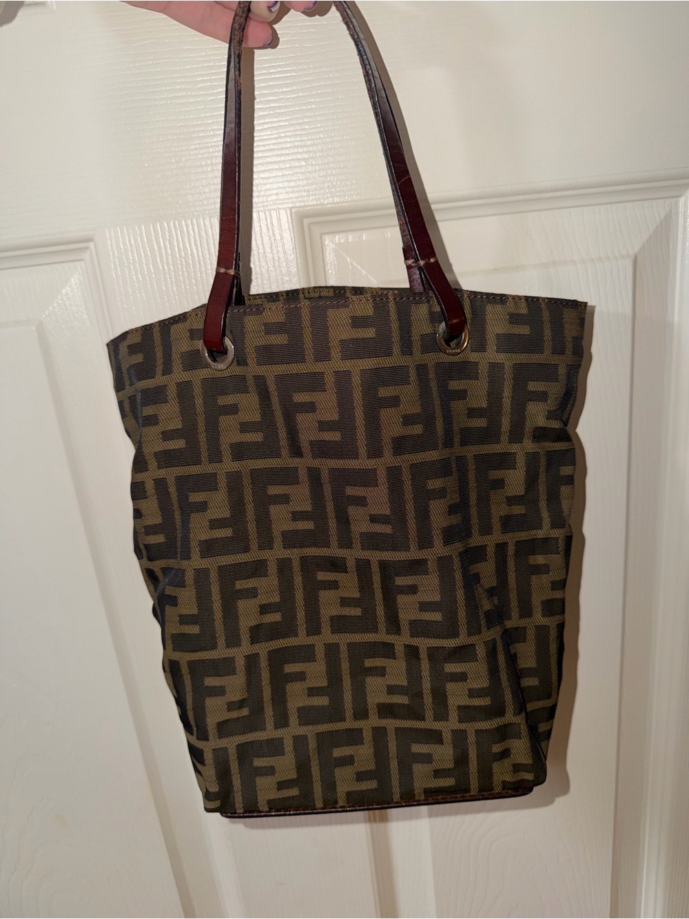 Vintage Fendi Zucca FF Mini Tote